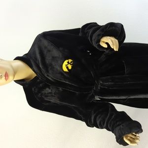 Iowa Hawkeyes Plush Black Robe